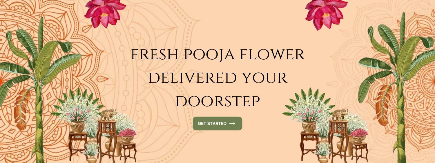 fresh flowers puja flowers