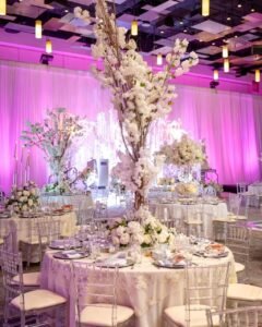 flower decor in wedding 