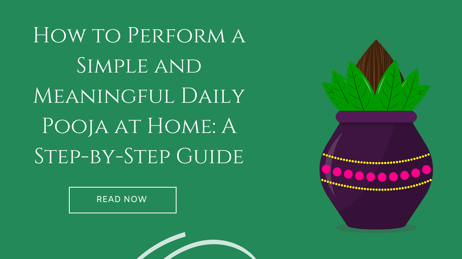 how to do daily puja at home