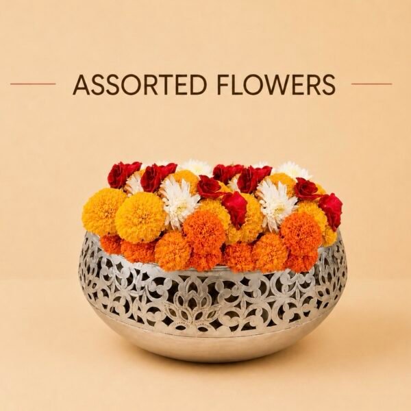 Assorted Pooja Flowers 200gm Enhance Your Pooja