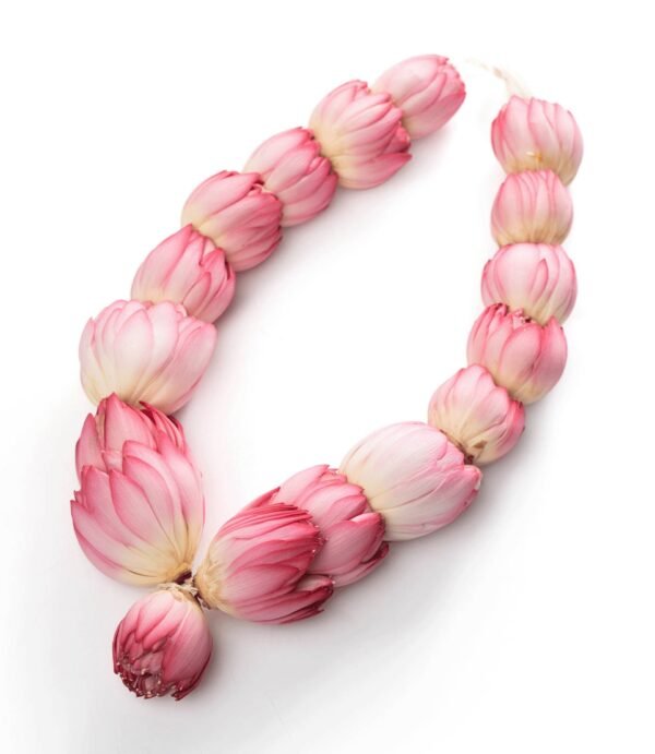 Fresh Lotus flower Garland 1Pcs Enhance Your Pooja