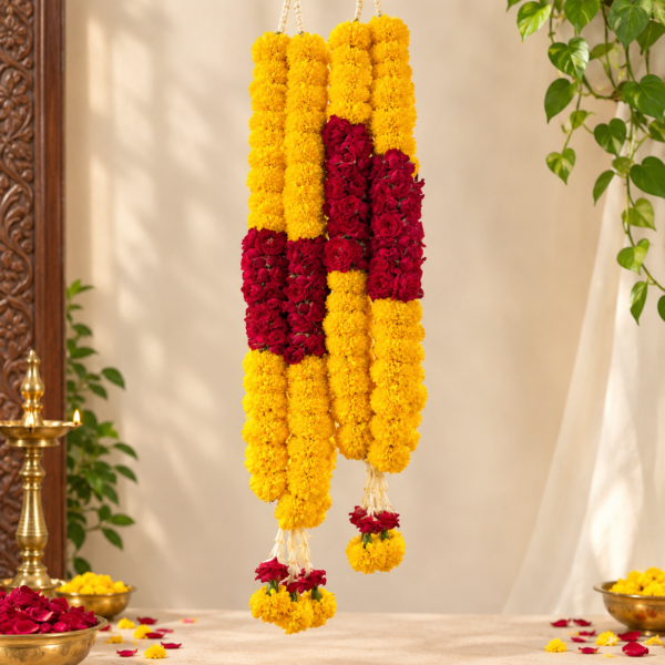 pooja flowers garland