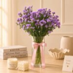 Purple Daisy Flowers Bunch